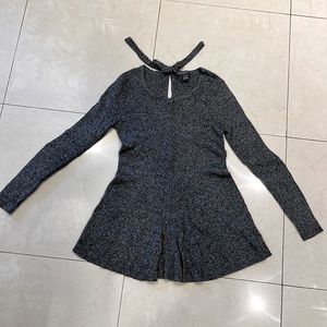 A PEA IN THE POD - maternity peplum sweater